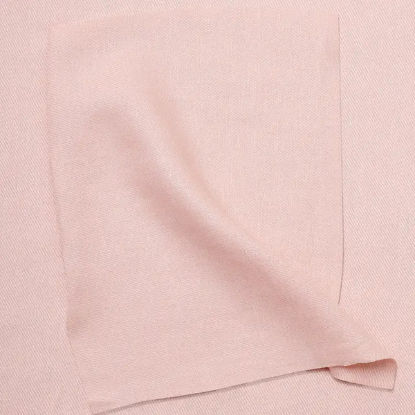 Linen Viscose Twill / Powder Pink