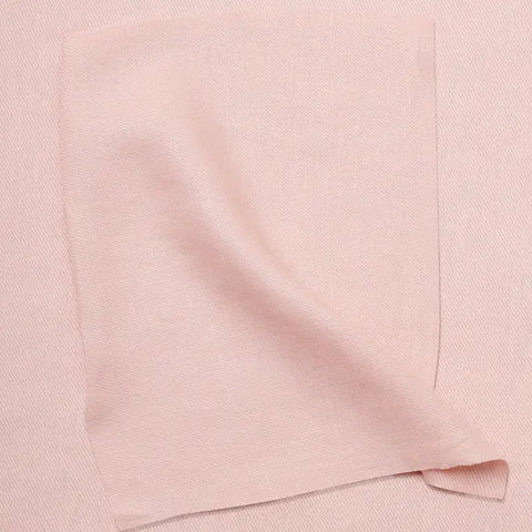 Linen Viscose Twill / Powder Pink
