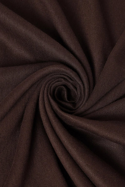 Linen Viscose Twill / Dark Chocolate