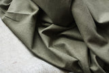 Yarn Dyed Flannel / Olive Herringbone