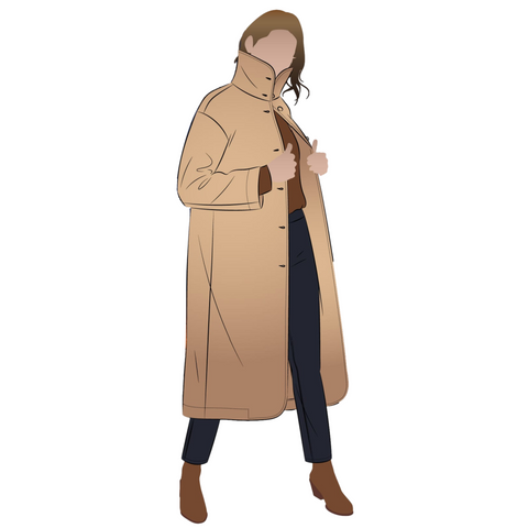 Gracie Coat + Headscarf