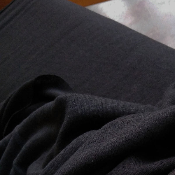 Fine Linen Knit / Black