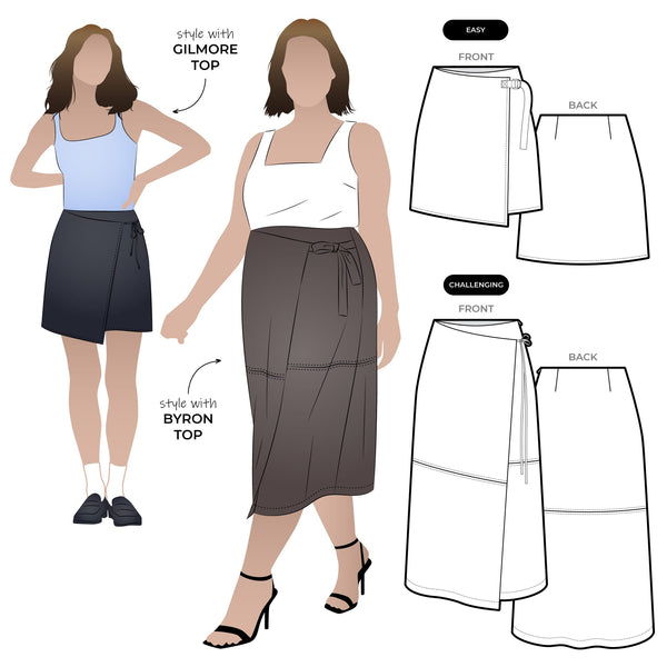 Octavia Wrap Skirt