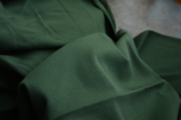 Organic Sweatshirt Fleece / Olive Green