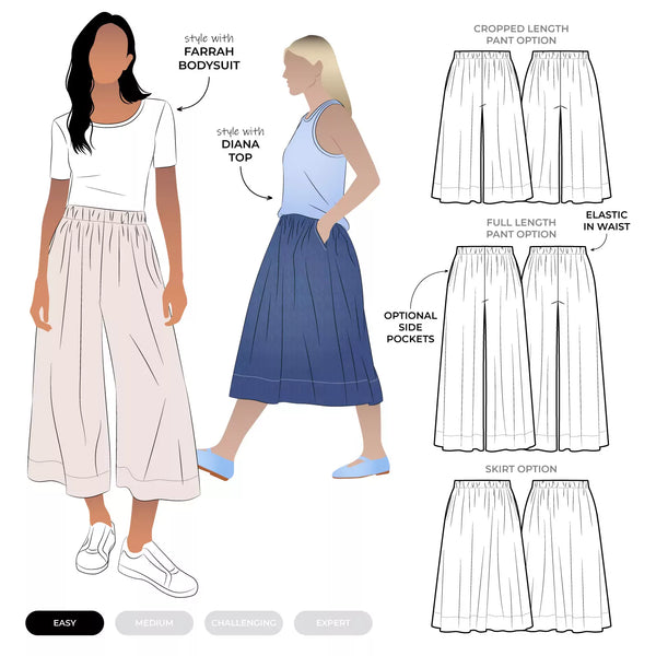 Rumi Skirt + Pants