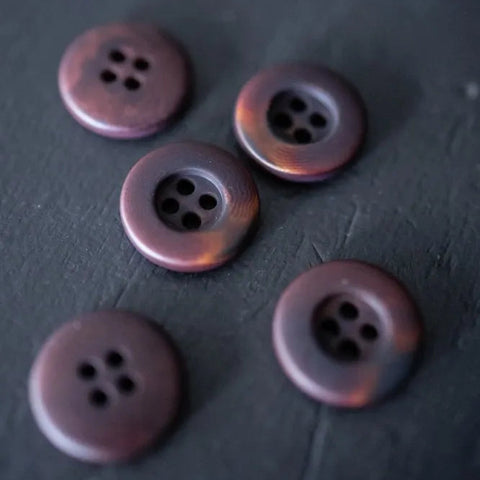 Townley Corozo Buttons / 15mm, 18mm or 20mm / Set of 6