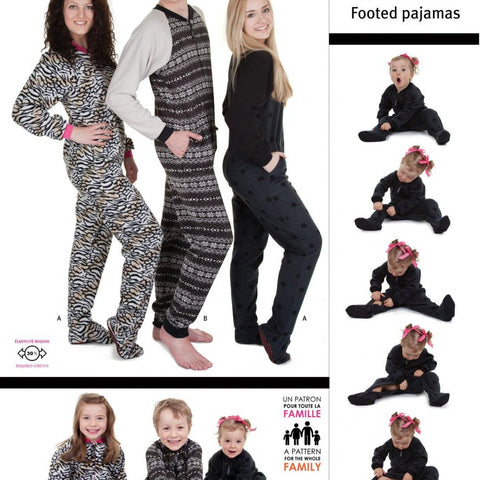 3244 / Footed Pajamas for Everyone