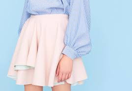400 / Short Skirt w Godets
