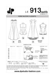 913 / Strapless Dress + Top