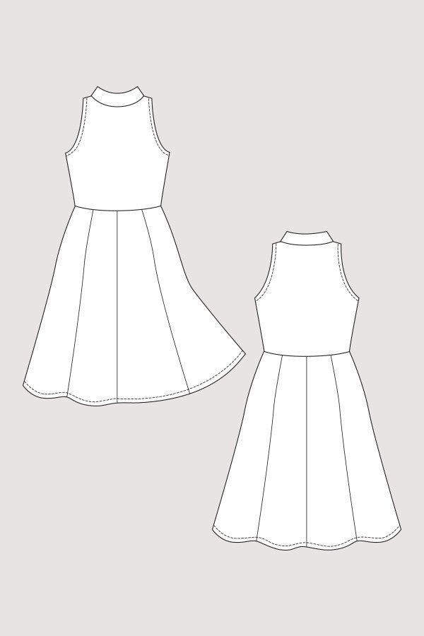 beatrix skater dress Named Clothing (Finland) / Printed Sewing Pattern / Beatrix Skater Dress