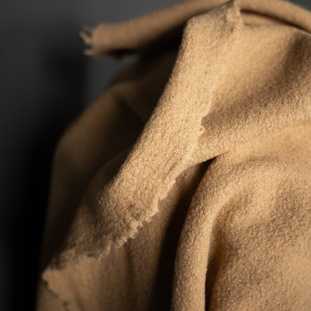 Merchant & Mills (UK) FABRIC / Italian Boiled Wool / Buff | Oak Fabrics