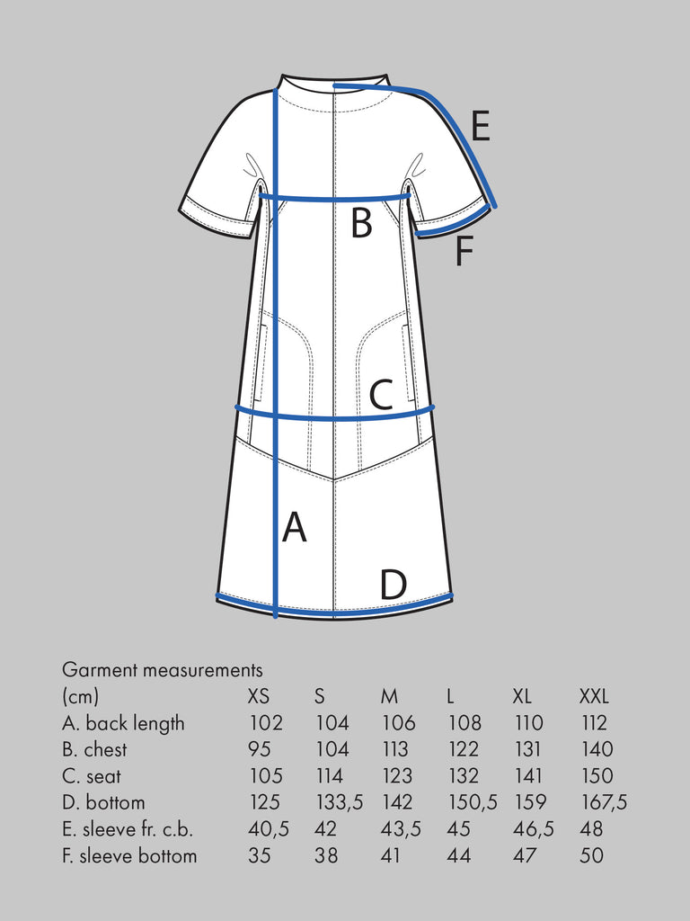 Assembly Line (SWE) / Printed Sewing Pattern / Cap Sleeve Dress | Oak Fabrics Assembly Line (SWE) / Printed Sewing Pattern / Cap Sleeve Dress | Oak Fabrics