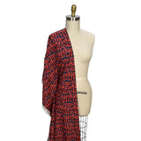 Rayon Challis / Love Flower / Cherry
