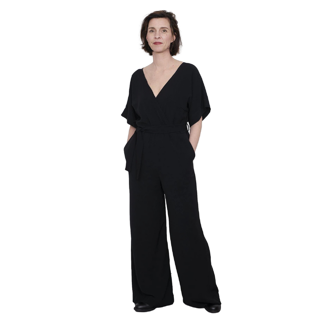 Assembly Line (SWE) Printed Sewing Pattern Wide-Leg Jumpsuit