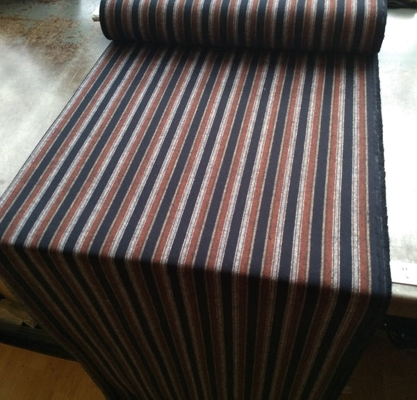 Yarn Dyed Flannel / Blanket Stripe Black
