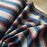 Yarn Dyed Flannel / Blanket Stripe Blue