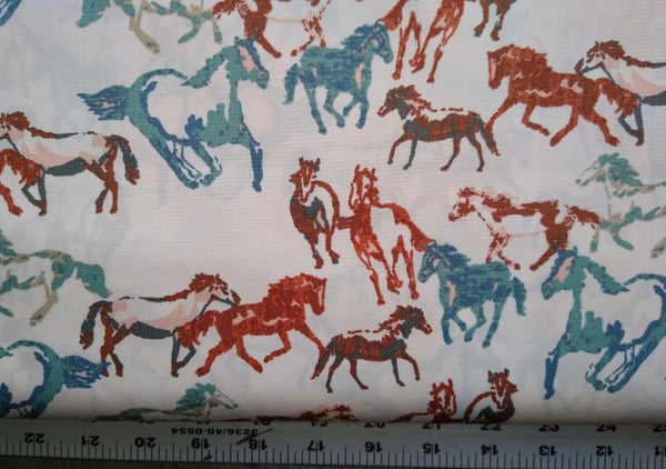 Cotton Print / Wild Horses