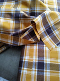 Yarn Dyed Flannel / Saffron Plaid