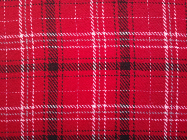 Wool Flannel / Red Plaid