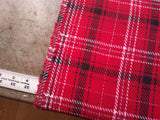 Wool Flannel / Red Plaid