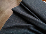 Wool Suiting / Pick Stitch Stripe