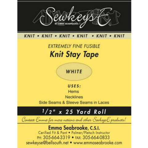 Fusible Knit Stay Tape