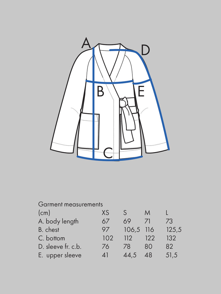 Assembly Line (SWE) / Printed Sewing Pattern / Kimono Jacket
