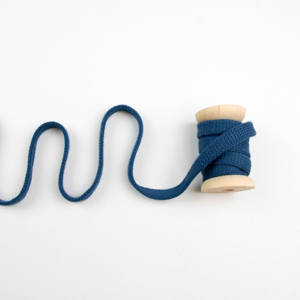 Organic Drawstring / 1/2 Inch Flat / Various Colors Available | Oak Fabrics