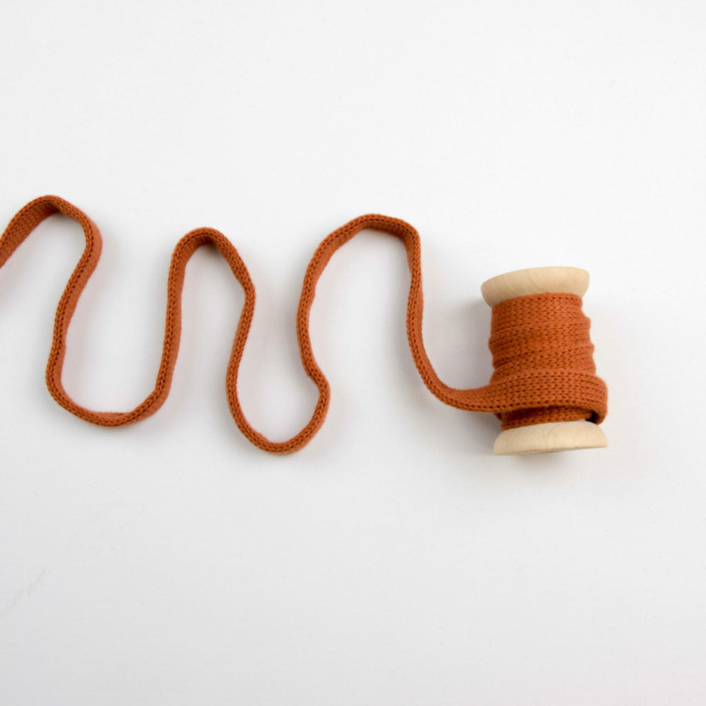 Organic Drawstring / 1/2 Inch Flat / Various Colors Available | Oak Fabrics