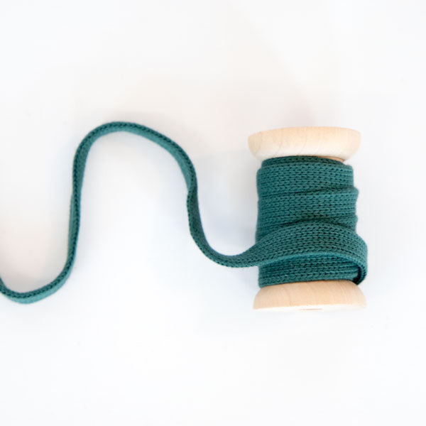 Organic Drawstring / 1/2 Inch Flat / Various Colors Available | Oak Fabrics