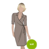 Lea Knit Wrap Dress