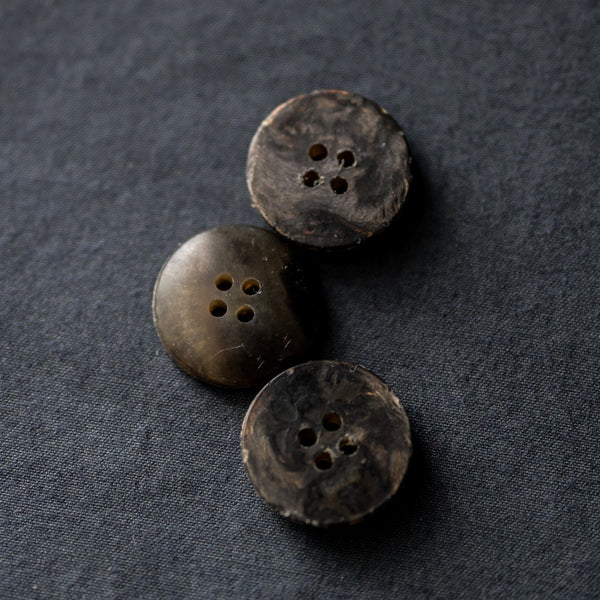 Recycled Resin Buttons / 20mm / Moorland