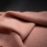 Last Cut! / Italian Boiled Wool / Mabel Pink / 1 3/8 Yards