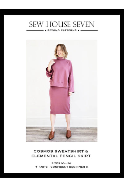 Cosmos Sweatshirt + Elemental Pencil Skirt
