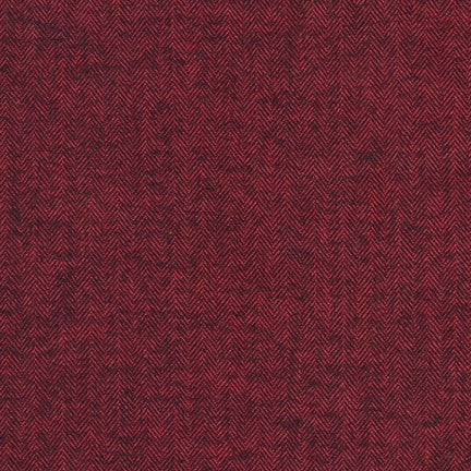 Yarn Dyed Flannel / Brick Herringbone