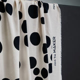 Viscose Twill / About A Dot / White