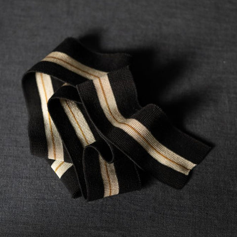 Striped Ribbing / French Noir