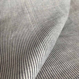 Mati / Handwoven Cotton Stripe / Grey