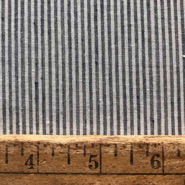 Mati / Handwoven Cotton Stripe / Grey