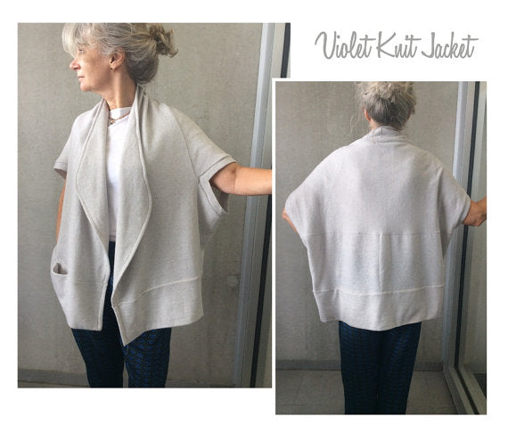 Violet Knit Jacket