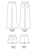 Jessa Trousers + Shorts