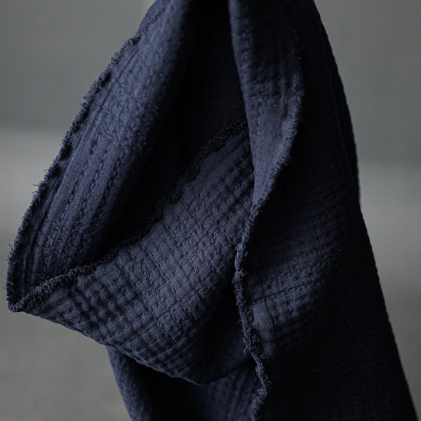 Jacquard Cotton / Soft Stitch / Navy