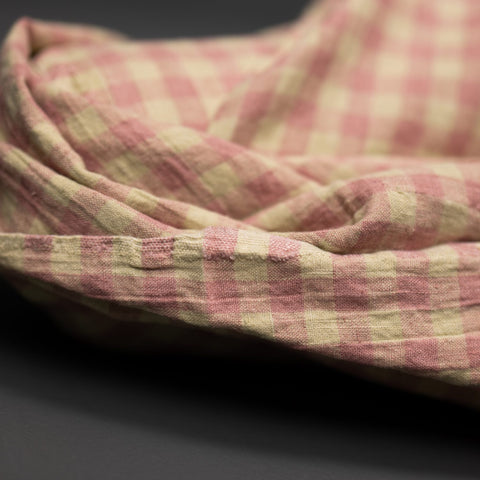 Laundered Linen / Nougat Gingham