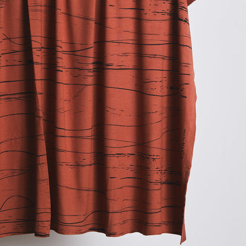Viscose Jersey / Stray Lines / Sienna