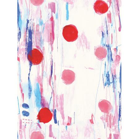 Cotton Print / Flower Rain / Red