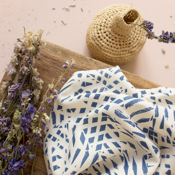 Viscose Challis / Shade / Cobalt