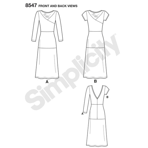 8547 Knit Dress