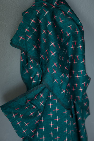 Woven Ikat / Solstice Green