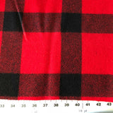 Wool Coating / Red Buffalo Plaid